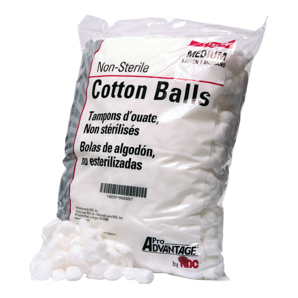 Cotton Ball NonSterile Medium ProAdvantage (2000/BG, 2BG/CS) by Pro Advantage  ID P159025